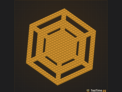 Foundation footprint of Hexagon Cistern