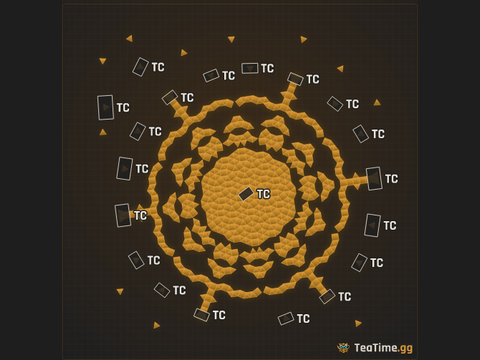 Foundation footprint of evil sun