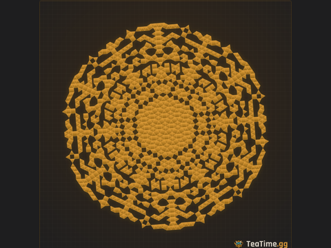 Foundation footprint of Rune Mandala
