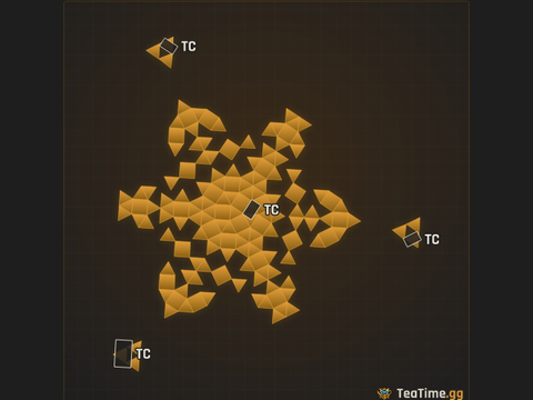 Foundation footprint of Rotor Urchin
