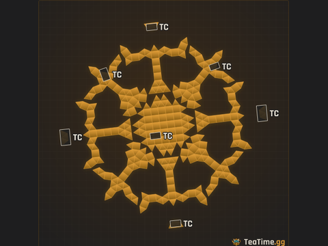 Foundation footprint of Lattice Picket