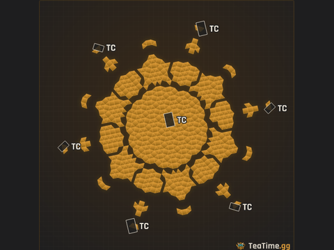 Foundation footprint of Radial Panopticon