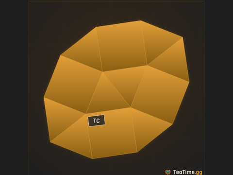 Foundation footprint of Gnomon Puck