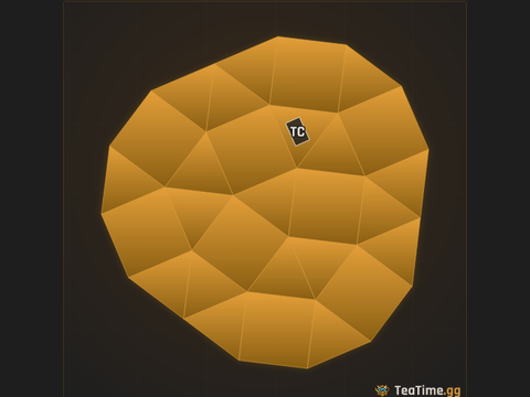 Foundation footprint of Pinwheel Thimble
