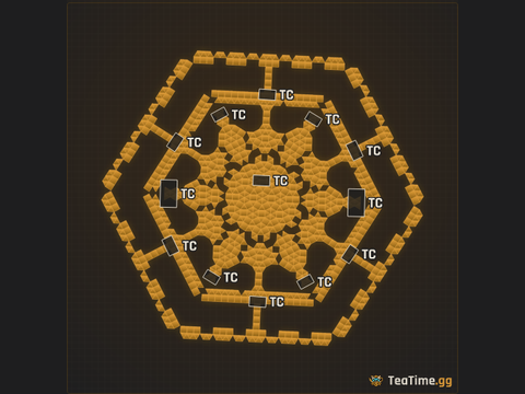 Foundation footprint of Plated Bulwark