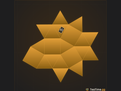 Foundation footprint of Folded Star