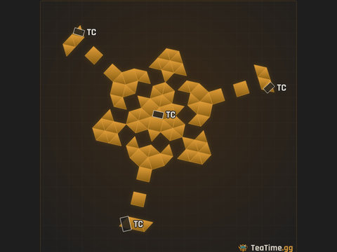 Foundation footprint of Pale Mantis
