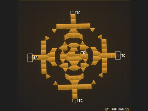 Foundation footprint of Turbine Floret