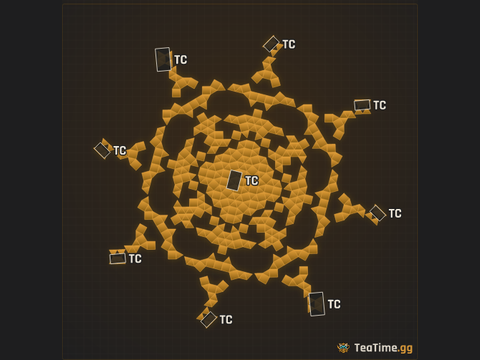 Foundation footprint of Caltrop Ringwall