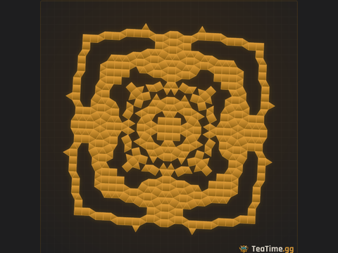 Foundation footprint of The Layer Cake