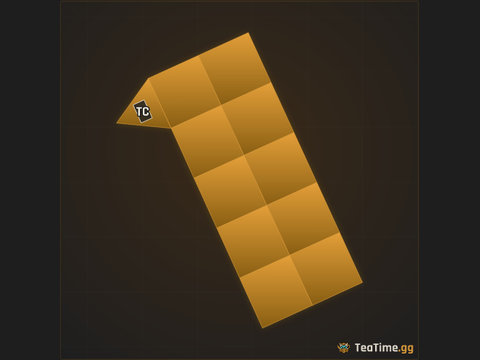 Foundation footprint of Pebble Ingot