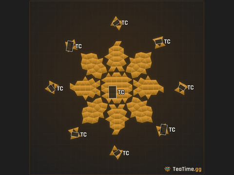 Foundation footprint of Octopod Ward