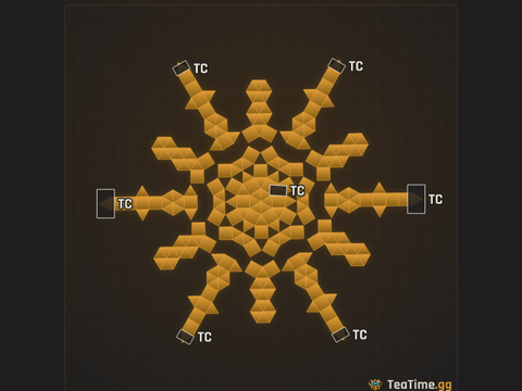 Foundation footprint of Rotor Decagon