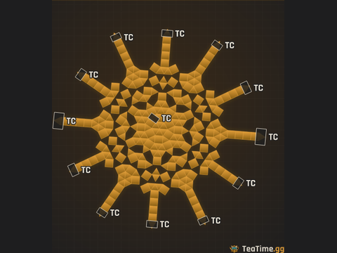 Foundation footprint of Furnace Colossus