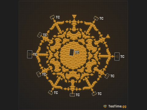 Foundation footprint of Blackwork Colossus