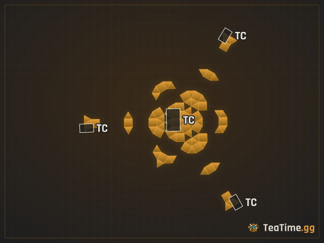 Foundation footprint of The Wishbones