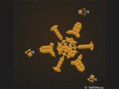 Foundation footprint of Brimstone Battery