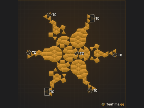Foundation footprint of invented choir