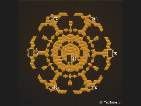 Foundation footprint of Barbed Sovereign