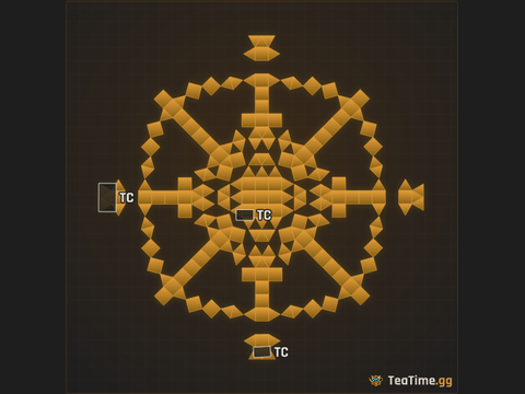 Foundation footprint of Cardinal Battery