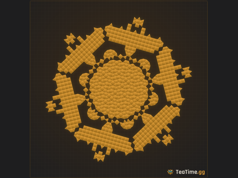 Foundation footprint of Mist Mandala