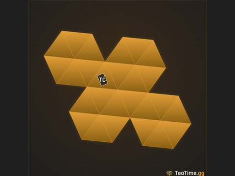 Foundation footprint of Ivory Prism
