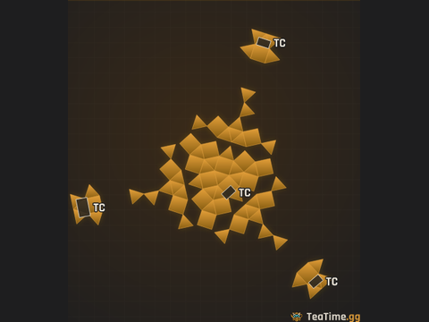 Foundation footprint of The Dual Kites