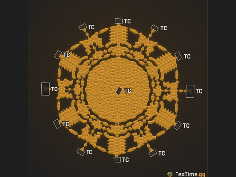 Foundation footprint of Woven Doily