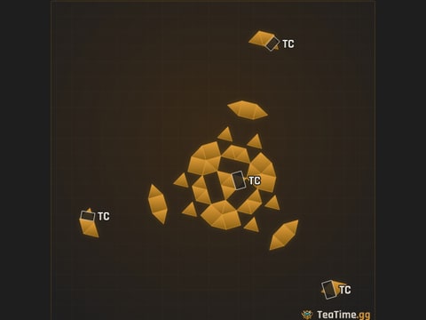 Foundation footprint of Timber Lotus