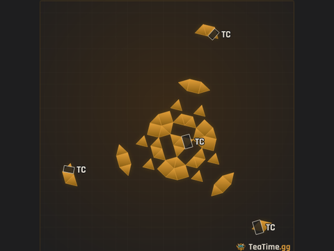 Foundation footprint of Timber Lotus