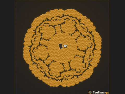Foundation footprint of The Crop Circle
