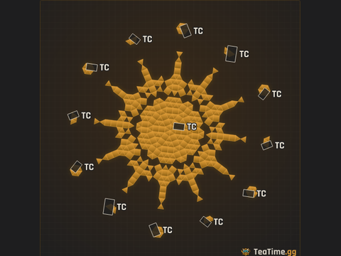 Foundation footprint of Armored Panopticon