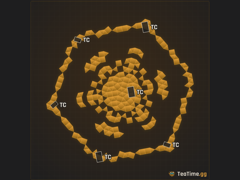 Foundation footprint of The Inferno