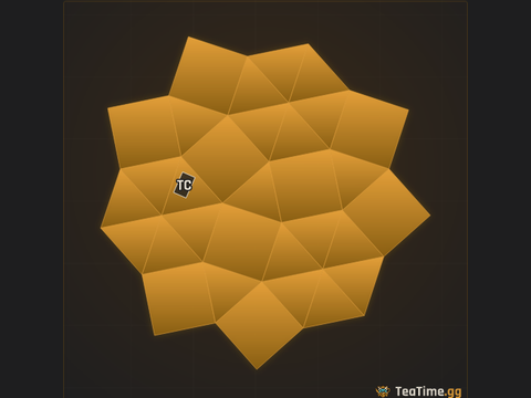 Foundation footprint of Prism Crucible