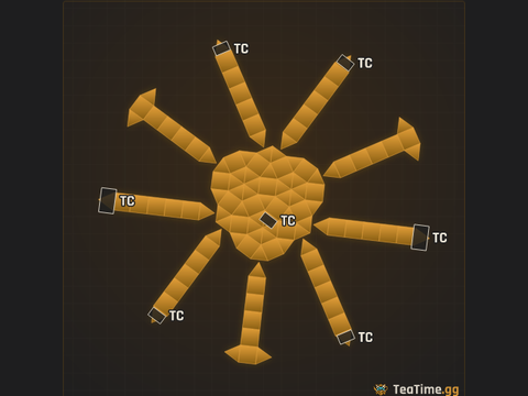 Foundation footprint of Furnace Mandala