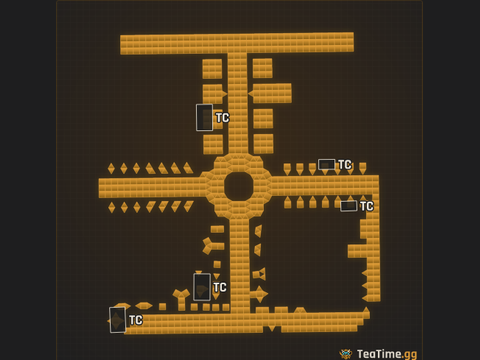 Foundation footprint of Runway Terminal