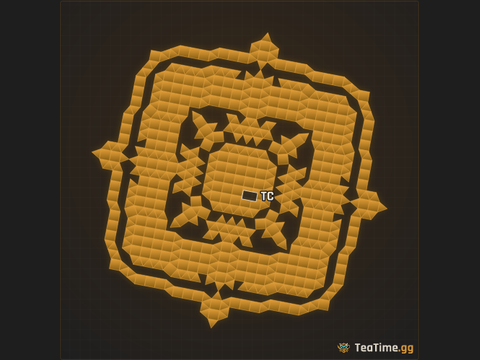 Foundation footprint of The Flak Grove