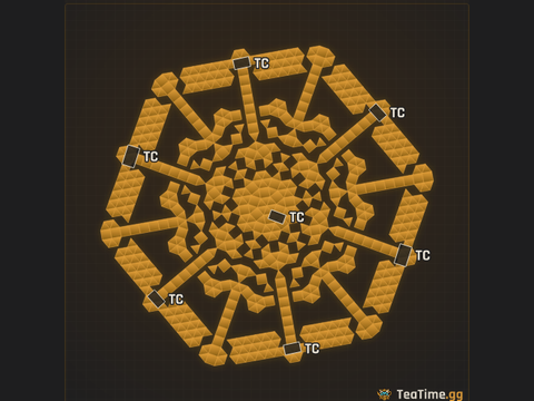 Foundation footprint of Radial Web