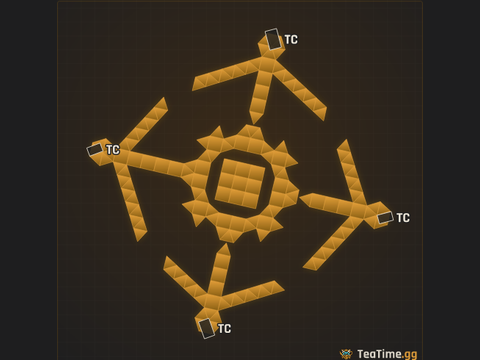 Foundation footprint of Lattice Crown