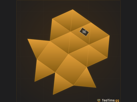 Foundation footprint of Sixfold Star