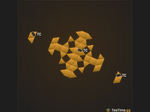 Foundation footprint of The Carvster