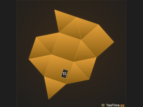 Foundation footprint of Prism Fang
