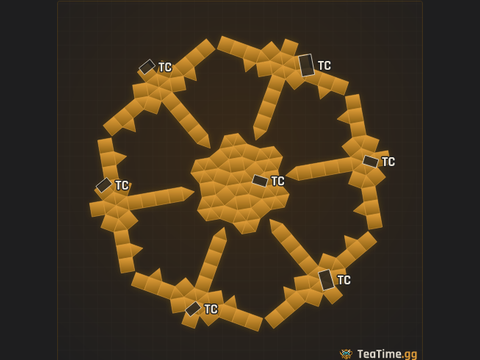 Foundation footprint of Turbine Atoll