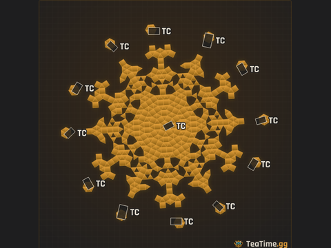 Foundation footprint of Windmill Swarm