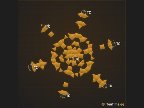 Foundation footprint of THE IGLOO