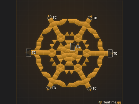Foundation footprint of Concentric Roundhouse