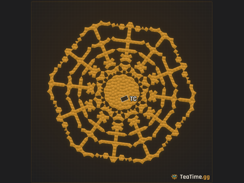 Foundation footprint of Dread Ringwall