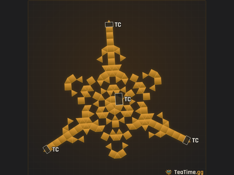 Foundation footprint of Gallows Wheel