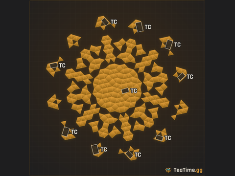 Foundation footprint of Cyclone Ring