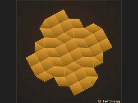 Foundation footprint of Horned Clam